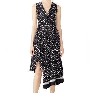 3.1 Phillip Lim Floral Color block Silk Dress Size 6
